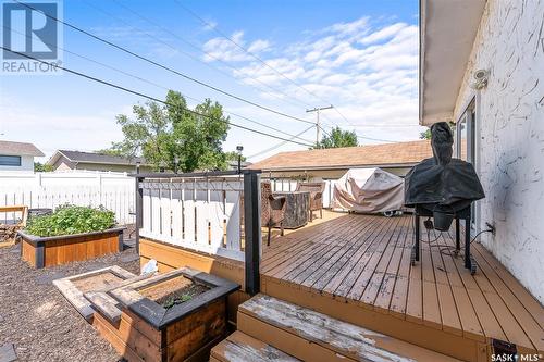 1430 Hochelaga Street W, Moose Jaw, SK - Outdoor With Deck Patio Veranda With Exterior