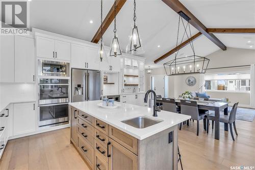 238 Kenaschuk Union, Saskatoon, SK - Indoor Photo Showing Kitchen With Stainless Steel Kitchen With Upgraded Kitchen