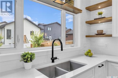 238 Kenaschuk Union, Saskatoon, SK - Indoor Photo Showing Kitchen With Double Sink