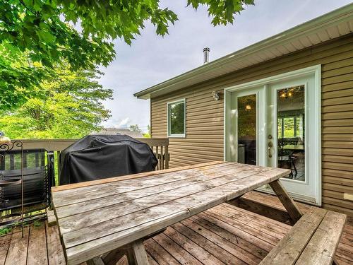 Patio - 35 Rue Du Plateau, Mont-Blanc, QC - Outdoor With Deck Patio Veranda With Exterior