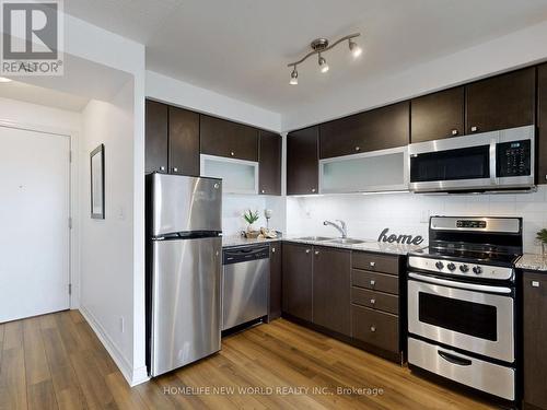 507 - 2015 Sheppard Avenue E, Toronto (Henry Farm), ON - Indoor Photo Showing Kitchen With Stainless Steel Kitchen With Double Sink