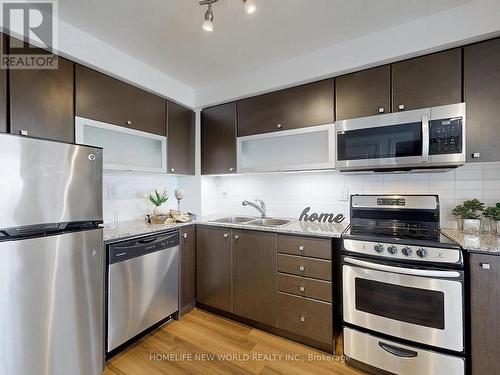 507 - 2015 Sheppard Avenue E, Toronto (Henry Farm), ON - Indoor Photo Showing Kitchen With Stainless Steel Kitchen With Double Sink