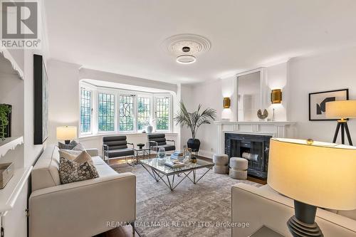 73 Maclean Avenue, Toronto (The Beaches), ON - Indoor Photo Showing Living Room With Fireplace