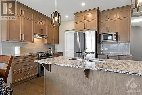 255 Condado Crescent, Ottawa, ON - Indoor Photo Showing Kitchen With Stainless Steel Kitchen With Double Sink With Upgraded Kitchen