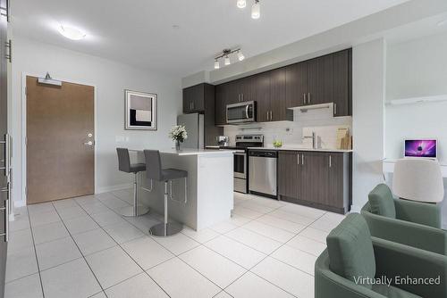 Virtually staged - 320 Plains Road|Unit #517, Burlington, ON - Indoor Photo Showing Kitchen