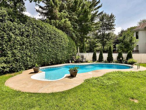 Backyard - 12 Ch. De Rambervillers, Lorraine, QC - Outdoor With In Ground Pool With Backyard