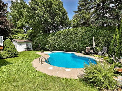 Backyard - 12 Ch. De Rambervillers, Lorraine, QC - Outdoor With In Ground Pool With Backyard