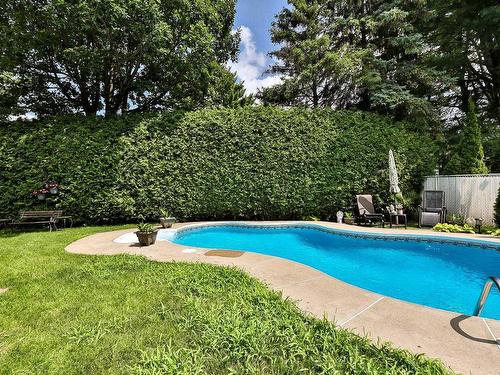 Backyard - 12 Ch. De Rambervillers, Lorraine, QC - Outdoor With In Ground Pool With Backyard