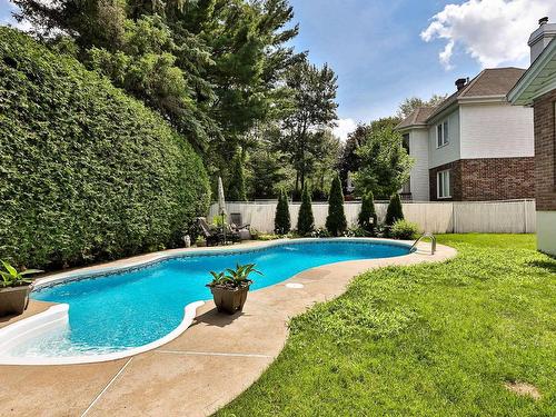 Backyard - 12 Ch. De Rambervillers, Lorraine, QC - Outdoor With In Ground Pool With Backyard