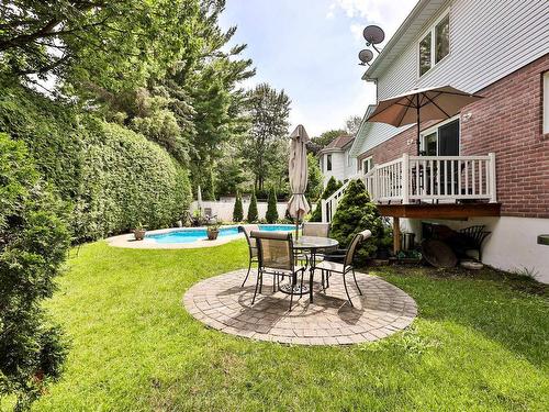 Backyard - 12 Ch. De Rambervillers, Lorraine, QC - Outdoor With In Ground Pool With Deck Patio Veranda