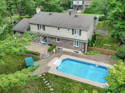 Vue - 336 Rue Jean-Talon, Saint-Jean-Sur-Richelieu, QC - Outdoor With In Ground Pool With Backyard