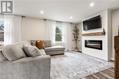 227 12Th Avenue, Hanover, ON - Indoor Photo Showing Living Room With Fireplace