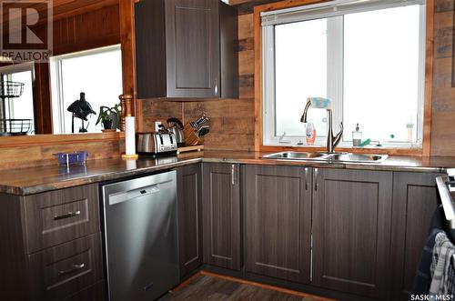 North Sask Riverfront Acreage, Blaine Lake Rm No. 434, SK - Indoor Photo Showing Kitchen With Double Sink