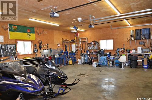 North Sask Riverfront Acreage, Blaine Lake Rm No. 434, SK - Indoor Photo Showing Garage