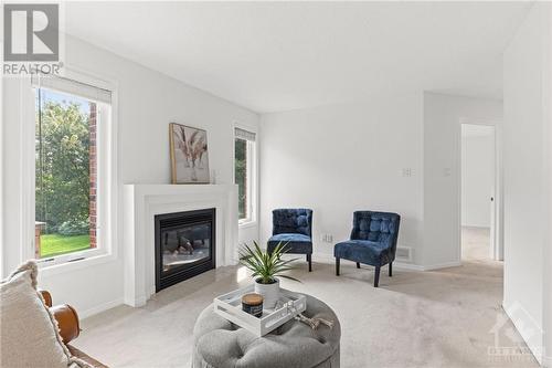 78 Beechfern Drive, Ottawa, ON - Indoor Photo Showing Living Room With Fireplace