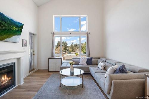 407-2823 Jacklin Rd, Langford, BC - Indoor Photo Showing Living Room With Fireplace