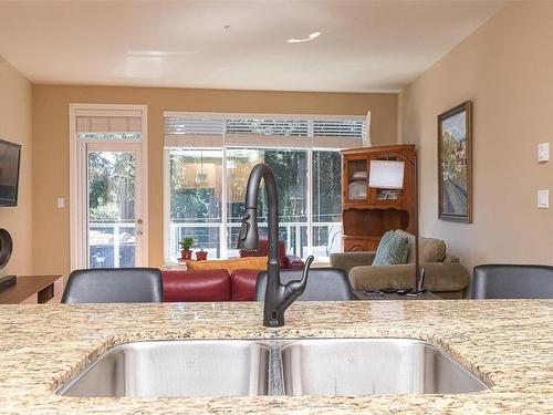 303-608 Fairway Ave, Langford, BC - Indoor Photo Showing Kitchen With Double Sink With Upgraded Kitchen