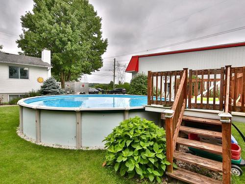 Pool - 7675 Ch. Du Rapide-Plat N., Saint-Hyacinthe, QC - Outdoor With Above Ground Pool