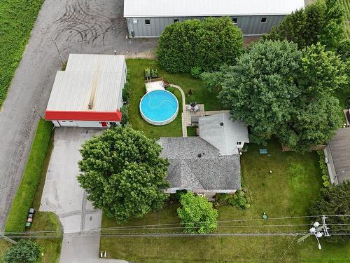 Overall view - 7675 Ch. Du Rapide-Plat N., Saint-Hyacinthe, QC - Outdoor With Above Ground Pool