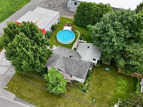 Overall view - 7675 Ch. Du Rapide-Plat N., Saint-Hyacinthe, QC - Outdoor With Above Ground Pool