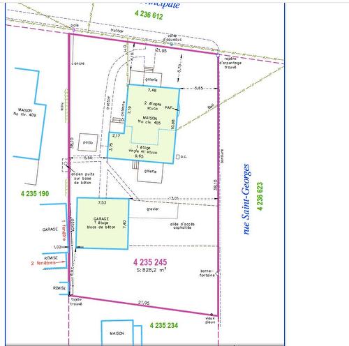 Plan (croquis) - 405 Rue Principale, Brownsburg-Chatham, QC - Other