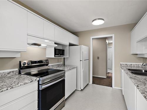 311-3900 Shelbourne St, Saanich, BC - Indoor Photo Showing Kitchen With Double Sink