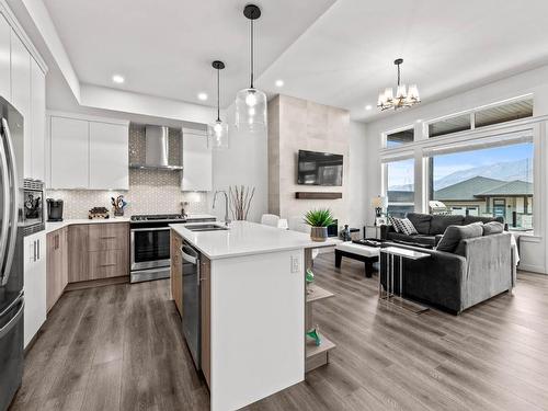 20-260 Rue Cheval Noir, Kamloops, BC - Indoor Photo Showing Kitchen With Stainless Steel Kitchen With Upgraded Kitchen