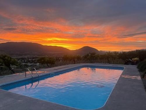 3175 Valleyview Road, Penticton, BC - Outdoor With In Ground Pool With View