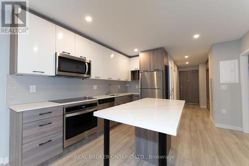 2402 - 20 George Street, Hamilton (Central), ON - Indoor Photo Showing Kitchen With Stainless Steel Kitchen With Upgraded Kitchen