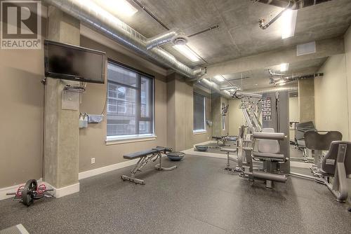 1329 Ellis Street Unit# 1005, Kelowna, BC - Indoor Photo Showing Gym Room