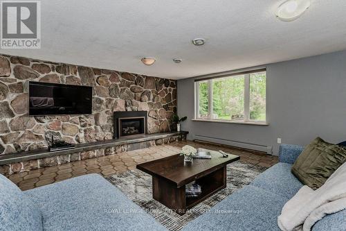 5954 Wellington Road 7, Centre Wellington, ON - Indoor Photo Showing Living Room With Fireplace