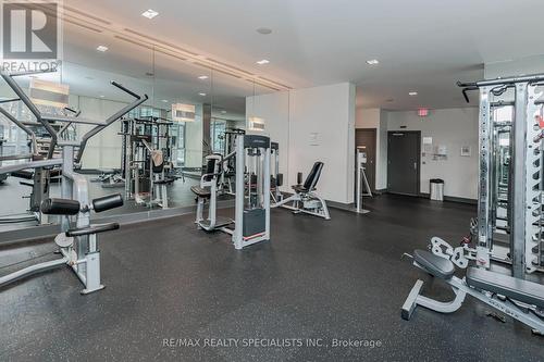 3006 - 4065 Brickstone Mews, Mississauga (City Centre), ON - Indoor Photo Showing Gym Room