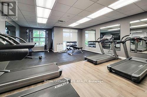 714 - 2490 Old Bronte Road, Oakville (Palermo West), ON - Indoor Photo Showing Gym Room