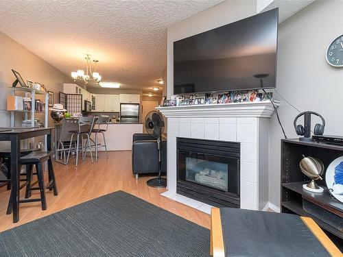 110-535 Manchester Rd, Victoria, BC - Indoor Photo Showing Other Room With Fireplace