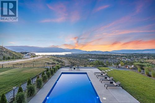 1220 Ponds Avenue, Kelowna, BC - Outdoor With In Ground Pool With View