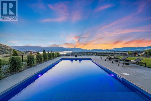 1220 Ponds Avenue, Kelowna, BC - Outdoor With In Ground Pool With View