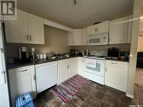 102 350 Maccormack Road, Martensville, SK - Indoor Photo Showing Kitchen With Double Sink