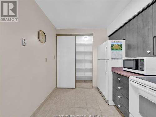 75 Riverside Drive East Unit# 810, Windsor, ON - Indoor Photo Showing Kitchen