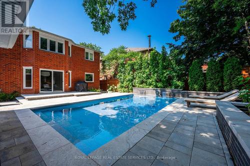 1217 Bowman Drive, Oakville (Glen Abbey), ON - Outdoor With In Ground Pool With Deck Patio Veranda