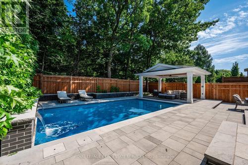 1217 Bowman Drive, Oakville (Glen Abbey), ON - Outdoor With In Ground Pool With Deck Patio Veranda With Backyard