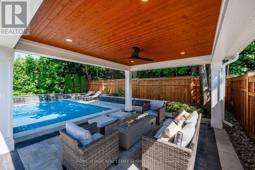 1217 Bowman Drive, Oakville (Glen Abbey), ON - Outdoor With In Ground Pool With Deck Patio Veranda