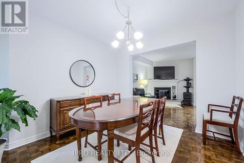 67 - 3265 South Millway N, Mississauga (Erin Mills), ON - Indoor Photo Showing Dining Room With Fireplace