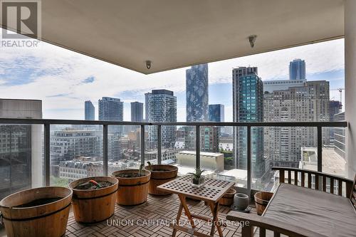 1309 - 88 Scott Street, Toronto (Waterfront Communities), ON - Outdoor With Balcony With Exterior