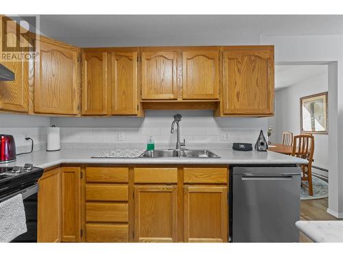 251 6 Street Se Unit# 205, Salmon Arm, BC - Indoor Photo Showing Kitchen With Double Sink