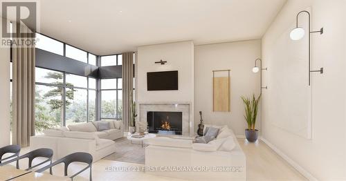 152 St Andrew Street N, St. Marys, ON - Indoor Photo Showing Living Room With Fireplace