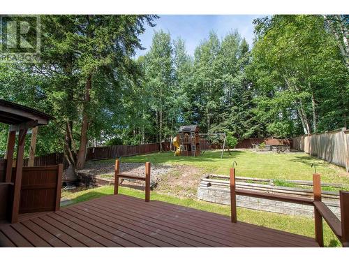 7579 St Patrick Avenue, Prince George, BC - Outdoor With Deck Patio Veranda With Backyard