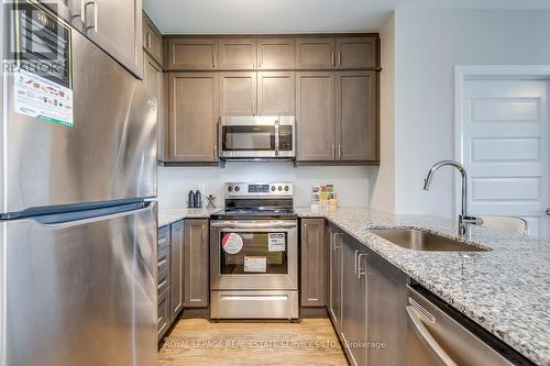 216 - 95 Dundas Street W, Oakville, ON - Indoor Photo Showing Kitchen With Upgraded Kitchen