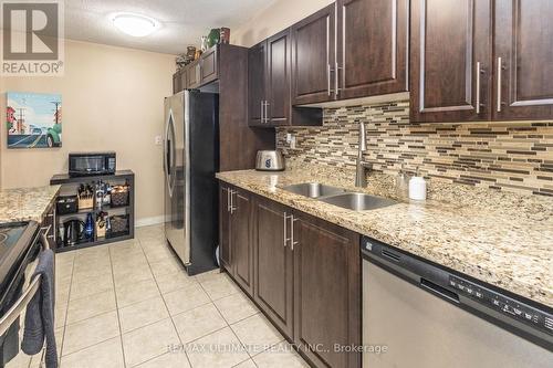 116 - 75 Emmett Avenue, Toronto (Mount Dennis), ON - Indoor Photo Showing Kitchen With Stainless Steel Kitchen With Double Sink With Upgraded Kitchen