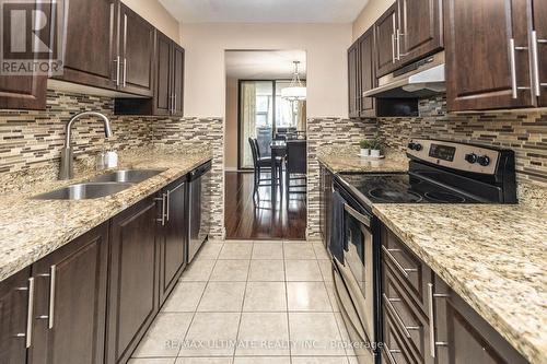 116 - 75 Emmett Avenue, Toronto (Mount Dennis), ON - Indoor Photo Showing Kitchen With Double Sink With Upgraded Kitchen