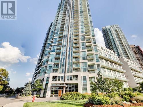 712 - 220 Burnhamthorpe Road W, Mississauga (City Centre), ON - Outdoor With Balcony With Facade